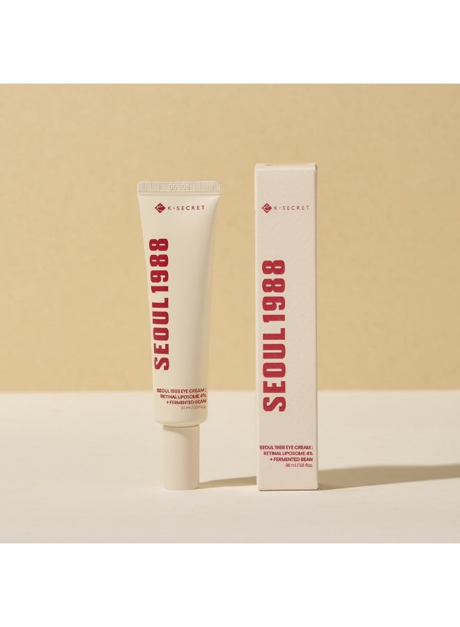 K-SECRET SEOUL 1988 Eye Cream : Retinal Liposome 4% + Fermented Bean 30ml - Image 2